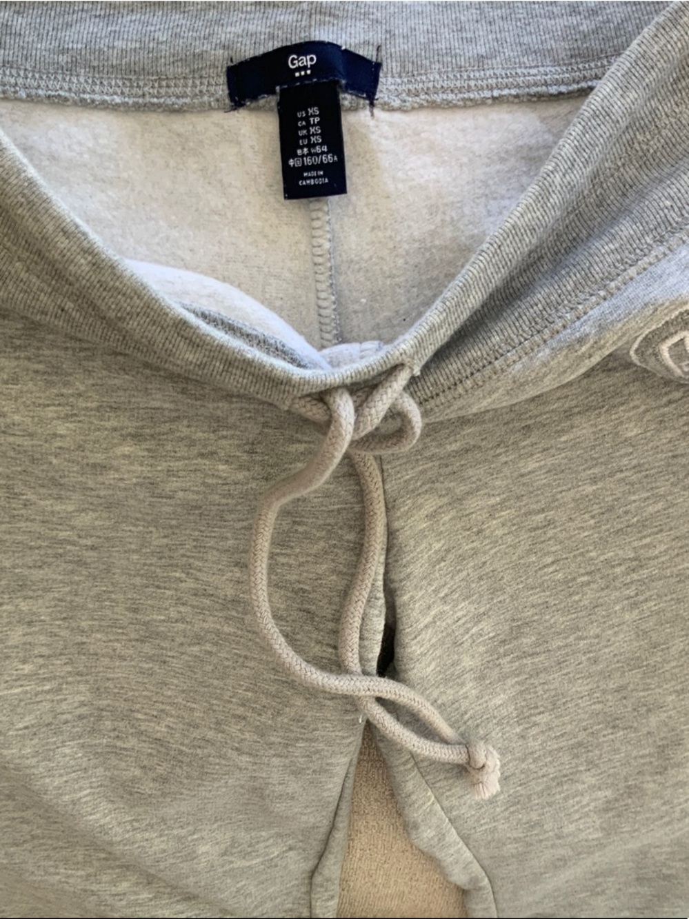 GAP Heather Gray Cozy Sweatpants with Drawstring - Picture 5 of 6